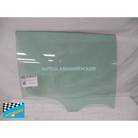 RENAULT LAGUNA X91 - II - 10/2008 to 3/2011 - 5DR WAGON - DRIVERS - RIGHT SIDE REAR DOOR GLASS - GREEN