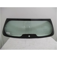 RENAULT GRAND SCENIC J84 - 2/2005 to 12/2010 - 5DR HATCH - REAR WINDSCREEN GLASS - HEATED - GREEN