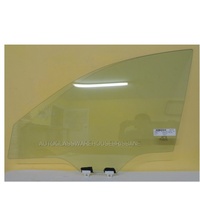 SUBARU IMPREZA G3 - 8/2007 to 1/2012 - SEDAN/HATCH - PASSENGERS - LEFT SIDE FRONT DOOR GLASS - WITH FITTING - GREEN