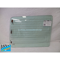 suitable for TOYOTA LANDCRUISER 60 SERIES - 8/1980 to 5/1990 - WAGON - PASSENGERS - LEFT SIDE REAR BARN DOOR GLASS - HEATED, GREEN