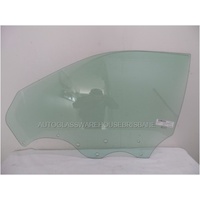 MITSUBISHI MAGNA TE/TF - 4/1996 to 3/1999 - 4DR SEDAN/WAGON - PASSENGERS - LEFT SIDE FRONT DOOR GLASS - GREEN