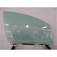suitable for TOYOTA YARIS NCP13R - 11/2011 to 05/2020 - 5DR HATCH - DRIVERS - RIGHT SIDE FRONT DOOR GLASS - GREEN