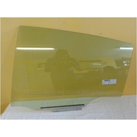 suitable for TOYOTA YARIS NCP13R - 11/2011 to 5/2020 - 5DR HATCH - PASSENGER - LEFT SIDE REAR DOOR GLASS - GREEN