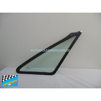 FORD LASER KC/KE - 10/1985 to 3/1990 - 5DR HATCH - DRIVERS - RIGHT SIDE REAR OPERA GLASS - GREEN