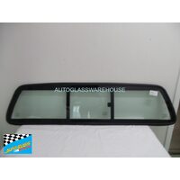 TOYOTA HILUX ZN210 - 3/2005 to 2015 - UTE - REAR SCREEN SLIDING WINDOW GLASS - (GREEN)