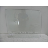 FORD F100 - 1973 TO 1981 - UTE - DRIVERS - RIGHT SIDE FRONT DOOR GLASS - CURVED - CLEAR