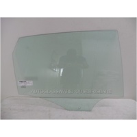 VOLKSWAGEN POLO - 5/2010 to 11/2017 - 5DR HATCH - DRIVERS - RIGHT SIDE REAR DOOR GLASS - GREEN