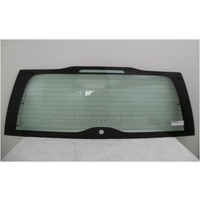 VOLVO V70 - 3/2000 TO 12/2007 - 5DR WAGON - REAR WINDSCREEN GLASS - (no spoiler) HEATED, ANTENNA, WIPER HOLE