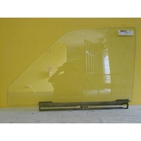 MAZDA 808 - RX3 STC - 2/1972 to 1978 - 4DR SEDAN/ AGON - PASSENGERS - LEFT SIDE FRONT DOOR GLASS - CLEAR