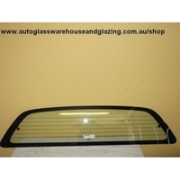 HOLDEN BARINA MF/MG/MH - 1/1989 to 4/1994 - 3DR HATCH - REAR WINDSCREEN GLASS - HEATED (WITH WIPER HOLE)