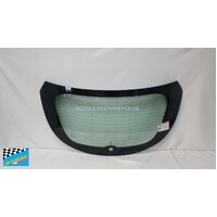 RENAULT MEGANE X95 - III - RS250 - 9/2010 to 12/2016 - 3DR HATCH - REAR WINDSCREEN GLASS - HEATED  - GREEN