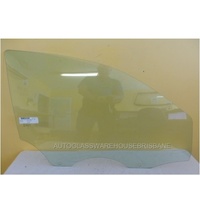 PROTON SAVVY BT - 3/2006 to 10/2011 - 5DR HATCH - DRIVERS - RIGHT SIDE FRONT DOOR GLASS - GREEN