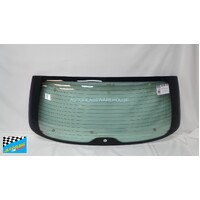 PEUGEOT 206 VF32AN - 10/1999 TO 5/2007 - 5DR HATCH - REAR WINDSCREEN GLASS - GREEN - HEATED - 1 HOLE