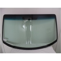 HYUNDAI TIBURON GK - 3/2002 to 2/2010 - 2DR COUPE - FRONT WINDSCREEN GLASS - GREEN WITH BLUE BAND