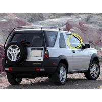 LAND ROVER FREELANDER SALLNA - 8/1998 to 12/2006 - 3DR HARDTOP - DRIVERS - RIGHT SIDE FRONT DOOR GLASS