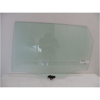 KIA SORENTO XM - 10/2009 to 6/2015 - 5DR WAGON - PASSENGERS - LEFT SIDE REAR DOOR GLASS - GREEN