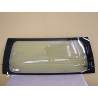 suitable for TOYOTA PRADO 120 SERIES - 2/2003 to 10/2009 - 3DR/5DR WAGON - REAR WINDSCREEN GLASS - HEATED - GREEN 