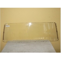 suitable for TOYOTA LANDCRUISER 60 SERIES - 8/1980 to 5/1990 - WAGON - REAR WINDSCREEN GLASS - LIFT UP