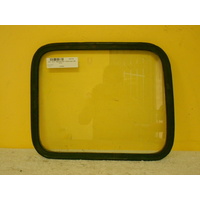 AUSTIN MINI 850/1000/1100 - 1/1960 to CURRENT - VAN - DRIVERS - RIGHT SIDE REAR BARN DOOR GLASS (316MM HIGH x 384MM WIDE)