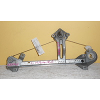 HOLDEN VECTRA JR - 7/1997 to 12/2002 - 5DR HATCH - PASSENGERS - LEFT SIDE REAR WINDOW REGULATOR - MANUAL 