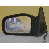 HOLDEN NOVA - 5DR HATCH 11/94>8/96 - LEFT SIDE COMPLETE ELECTRIC MIRROR-BURGUNDY