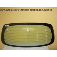 DAIHATSU SIRION M100 - 7/1998 to 1/2005 - 5DR HATCH - REAR WINDSCREEN GLASS - HEATED