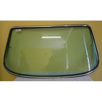 MERCEDES 280SE  W126 - 4DR SEDAN 1/81 TO 3/92  REAR WINDSCREEN   HEATED DE-LAMINATED  RUBBER & CHROME