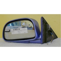 PROTON SATRIA - 3DR HATCH 2/97>2/05 LEFT SIDE ELECTRIC MIRROR-3 PIN WHITE PLUG-BLUE