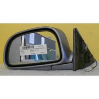 PROTON PERSONA - 5DR HATCH 5/95>3/05 LEFT SIDE COMPLETE ELECTRIC MIRROR-SILVER/BLUE