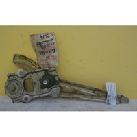 suitable for TOYOTA ECHO - SEDAN/HATCH 10/99>9/05  LEFT REAR DOOR - MANUAL WINDOW REGULATOR