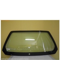 MITSUBISHI NIMBUS UG - 12/1998 to 04/2004 - 4DR WAGON - REAR WINDSCREEN GLASS - HEATED, WIPER HOLED, NOT ENCAPSULATED - GREEN