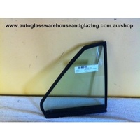 suitable for TOYOTA COROLLA KE30/KE55 - 1974 to 9/1981 - 4DR SEDAN - DRIVERS - RIGHT SIDE REAR QUARTER GLASS