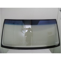 TOYOTA LANDCRUISER 100 SERIES - 3/1998 to 10/2007 - 5DR WAGON - FRONT WINDSCREEN GLASS - MIRROR PATCH IN SUNSHADE, LOW-E, ACOUSTIC