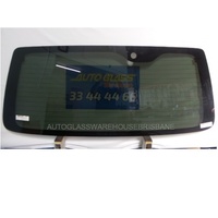 suitable for TOYOTA HIACE - 4/2005 to 4/2019 - LWB TRADE VAN  - REAR WINDSCREEN GLASS - NOT MAXI, HEATED, WIPER HOLE, PRIVACY TINT - 1435x590