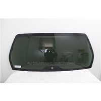 SUBARU FORESTER - 5/2002 to 2/2005 - REAR WINDSCREEN GLASS - PRIVACY - (HOLE 40MM FROM EDGE, CONNECTORS ON EACH SIDE)