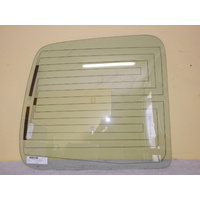 suitable for TOYOTA HIACE SBV - 10/1995 to 11/2003 - WALKTHRU WITH BONNET - VAN - PASSENGERS - LEFT SIDE REAR BARN DOOR GLASS