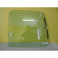 suitable for TOYOTA HIACE SBV - 10/1995 to 11/2003 - WALKTHRU WITH BONNET - VAN - DRIVERS - RIGHT SIDE REAR BARN DOOR GLASS