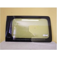 HOLDEN COMBO XC - 9/2002 to 12/2012 - 2DR VAN - RIGHT SIDE FRONT CARGO FIXED GLASS - BONDED - GREEN