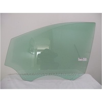 FORD KUGA TF - 3/2013 to 12/2017 - 5DR WAGON - PASSENGERS - LEFT SIDE FRONT DOOR GLASS - GREEN