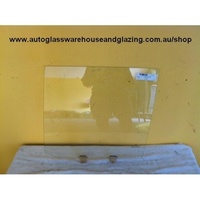 HOLDEN CAMIRA JB - 8/1982 to 8/1989 - 4DR SEDAN - PASSENGERS - LEFT SIDE REAR DOOR GLASS