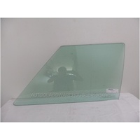 HOLDEN KINGSWOOD HQ - SEDAN/UTE/WAGON - 1971 TO 1974 - PASSENGER - LEFT SIDE FRONT DOOR GLASS - GREEN