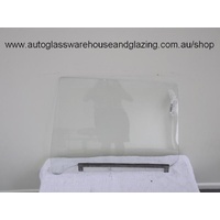 suitable for TOYOTA CROWN MS1985 - 5/1975 to 1980 - 4DR SEDAN - PASSENGERS - LEFT SIDE REAR DOOR GLASS