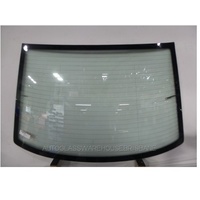 AUDI A6/RS6/S6 C5 - 10/1997 TO 1/2005 - 4DR SEDAN - REAR WINDSCREEN GLASS - HEATED, GLASS ONLY, NO ENCAPSULATION - GREEN