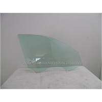 BMW 3 SERIES F30/F31 - 2/2012 to 6/2019 - 4DR SEDAN/5DR WAGON - DRIVERS - RIGHT SIDE FRONT DOOR GLASS - GREEN - 2 HOLES