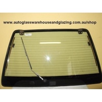 NISSAN NOMAD C22 - 12/1986 to 12/1993 - VAN - REAR WINDSCREEN GLASS - HEATED, WIPER HOLE