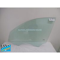 BMW 3 SERIES E90 - 4/2005 TO 2/2012 - 4DR SEDAN - PASSENGER - LEFT SIDE FRONT DOOR GLASS - 2 HOLES - GREEN