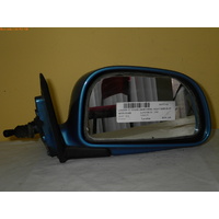 MITSUBISHI LANCER CE - 2DR COUPE 6/96>8/04 - RIGHT SIDE MIRROR - BLUE - MANUAL - COMPLETE