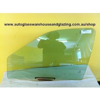 FORD FALCON EB2, ED, EF - 2/1992 TO 1/1996 - SEDAN/WAGON - PASSENGERS - LEFT SIDE FRONT DOOR GLASS (THICKER GLASS)