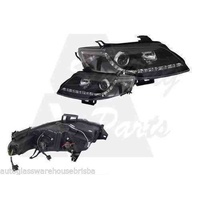 FORD FALCON FG - 5/2008 to CURRENT - 4DR SEDAN - RIGHT & LEFT SIDE LED HEADLIGHT SET - BLACK