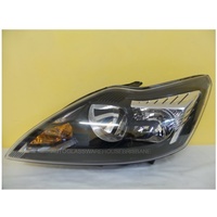 FORD FOCUS LV - HATCH 3/09>CURRENT - PASSENGER - LEFT SIDE HEADLIGHT - NEW - CHROME/BLACK